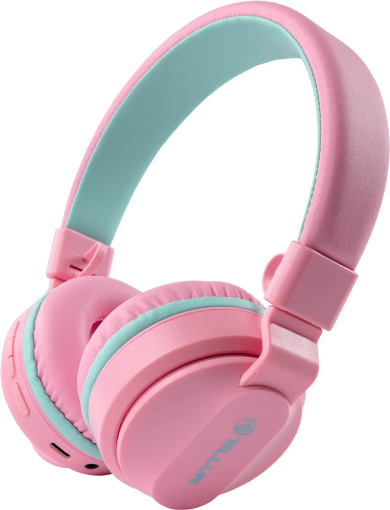 Casque Audio Rose sans Fil Tellur Buddy - Format Supra-Auriculaire Enfant