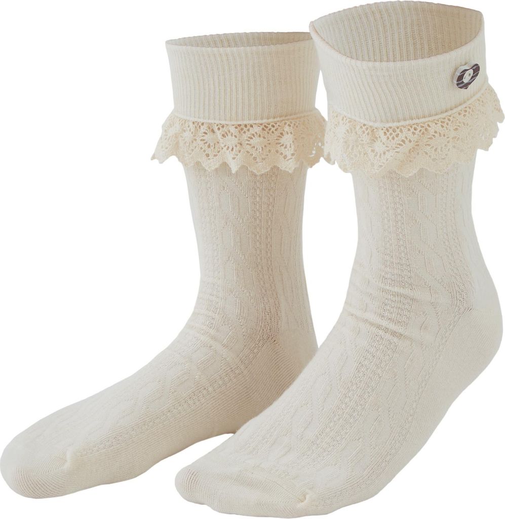 Socken mit Spitze - 35-38