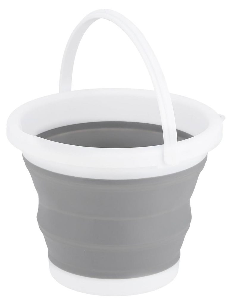 Falteimer, Grau, 5L Fassungsvermögen