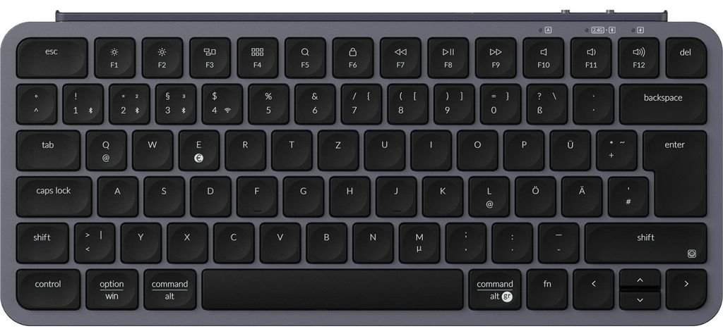 B1 Pro (grau/schwarz, DE-Layout, Scherenmechanik)