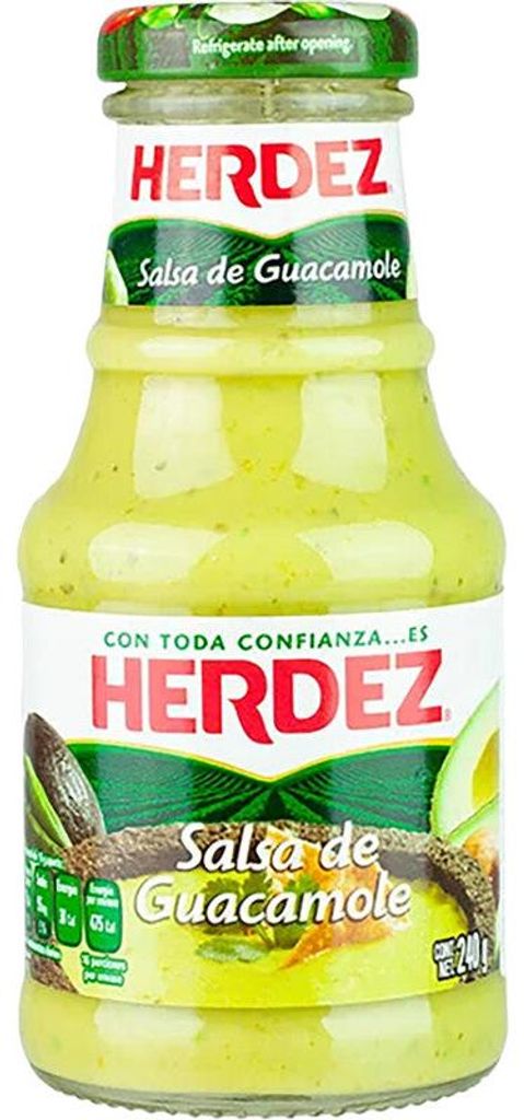 Herdez Salsa Guacamole 240g – Cremige, authentische mexikanische Guacamole