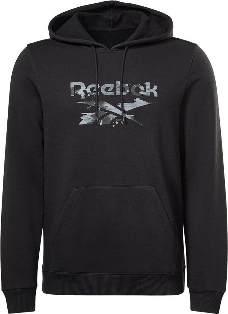 Reebok Identity Modern Camo Fleece Kapuzenpullover Schwarz M Mann Schwarz M