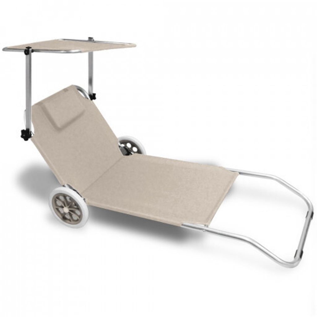 CASARIA® Sonnenliege Klappbar mit Dach Strandliege mit Produktbild 13
