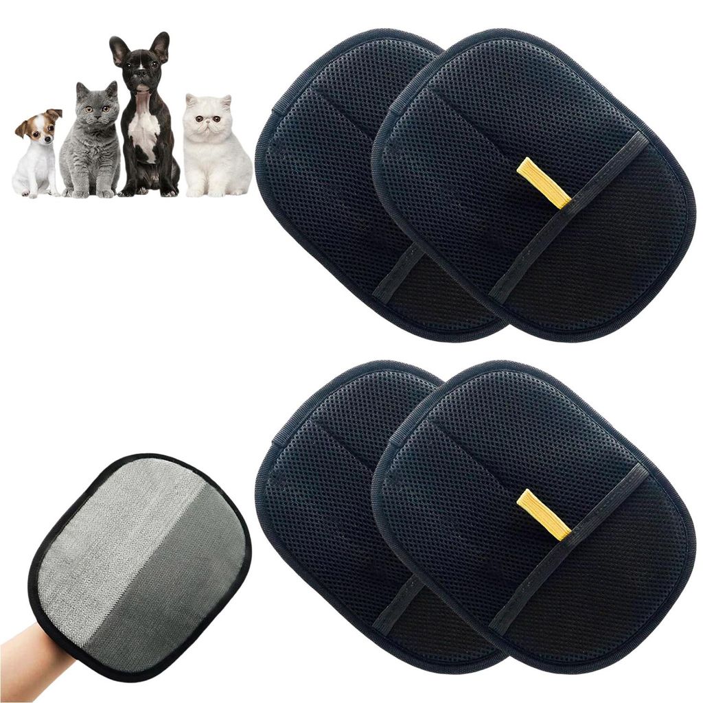 4 Stück Fellmagnet Handschuh, Tierhaarentferner Handschuh, Produktbild 