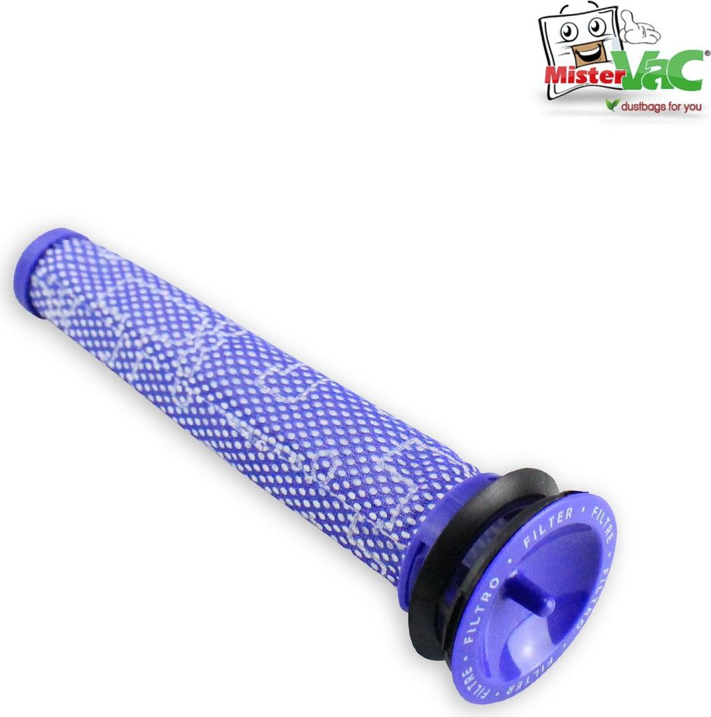 MisterVac Motorschutzfilter Ersatzfilter kompatibel mit dyson V6 V6+ DC58 DC59 DC62 DC74