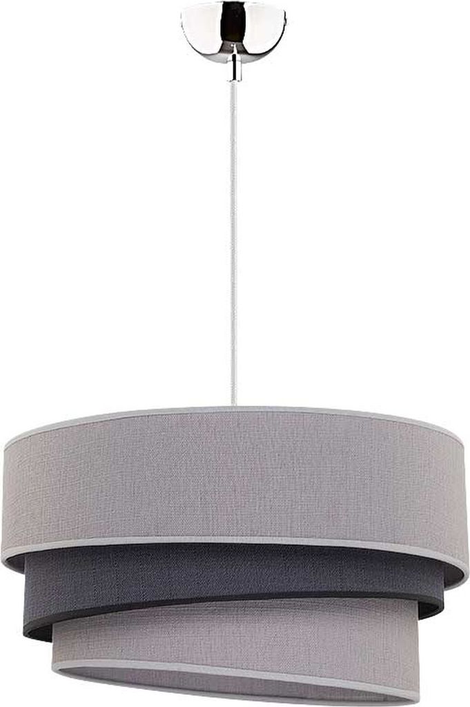 Stoff Hängelampe rund Ø45cm modernes Design stylisch FELICITA Leuchte Wohnzimmer Schlafzimmer