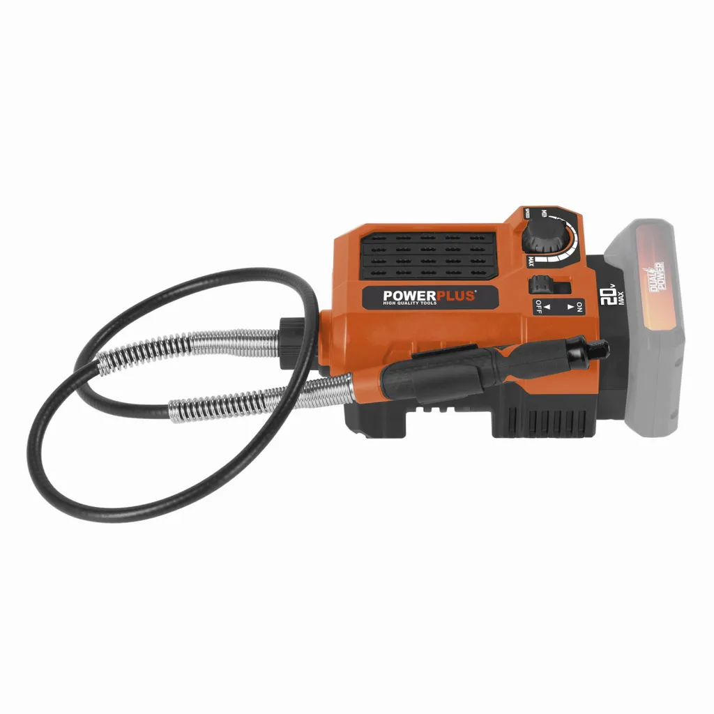 Outil multifonction 20V Powerplus orange avec set complet 40 pièces - 8