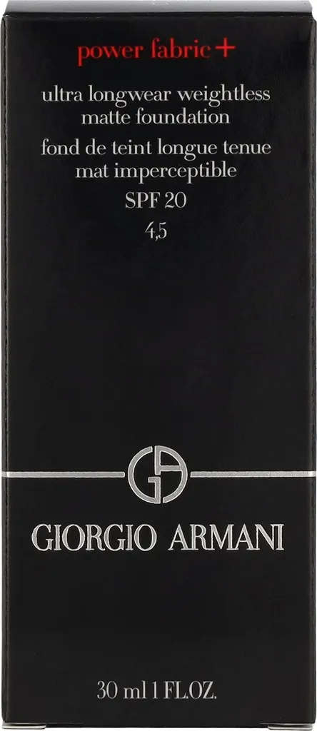 Armani Power Fabric + Fond de Teint Anti-Brillance et Couvrance Imperfection