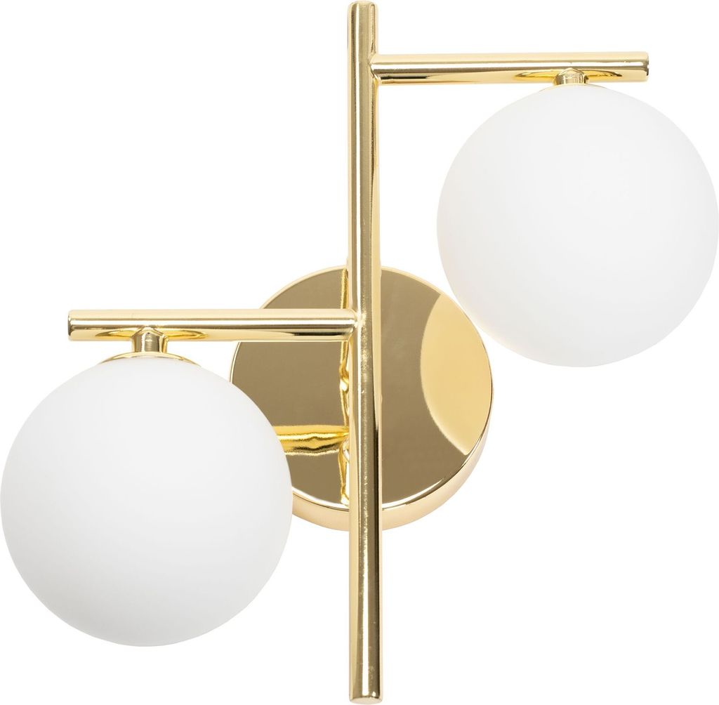 tooLight Wandlampe App1171-2W Gold Metall Metall Glas Kugeln G9 2-Punkt Licht