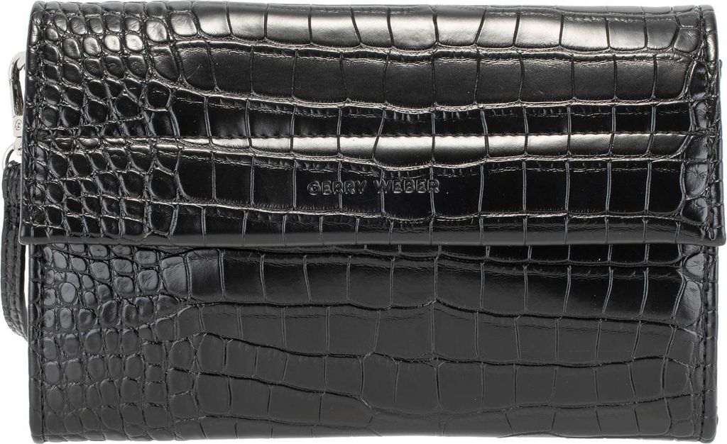 GERRY WEBER Festive Croco Clutch Black schwarz