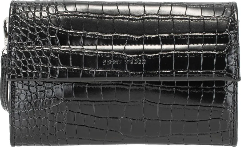 Pochette de Soirée Effet Crocodile Noire - Sac à Main Chic GERRY WEBER