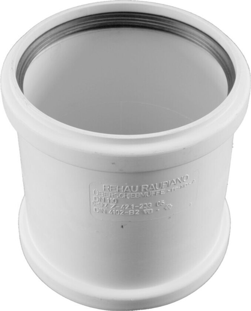 REHAU RAUPIANO PLUS, Überschiebmuffe, DN 90, 1 Stk.