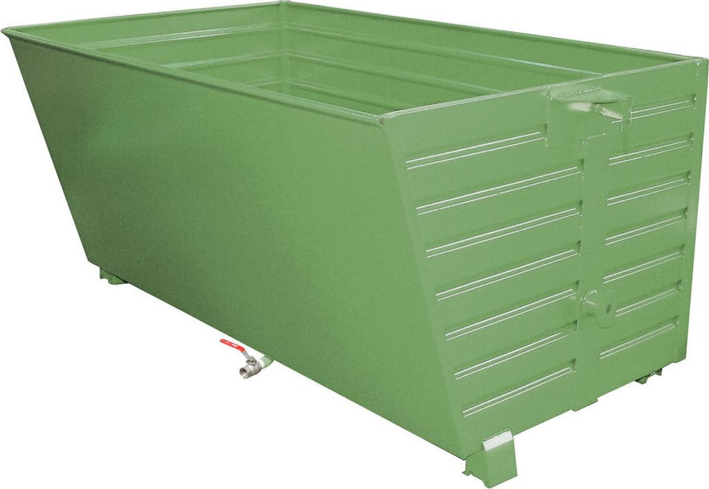 Bauer Späne-Stapelkipper BSS 200, lackiert, Resedagrün