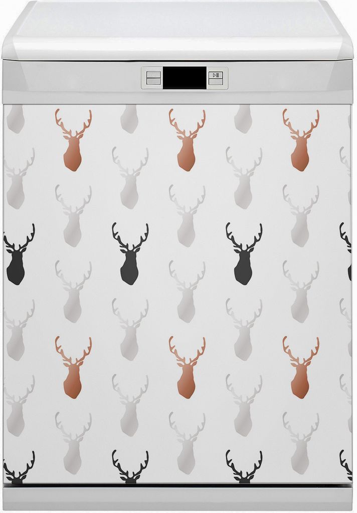 Magnetmatte Geschirrspüle Abwaschbar Küche Magnete Nachbildung 60x80 cm - Kopfhirsch
