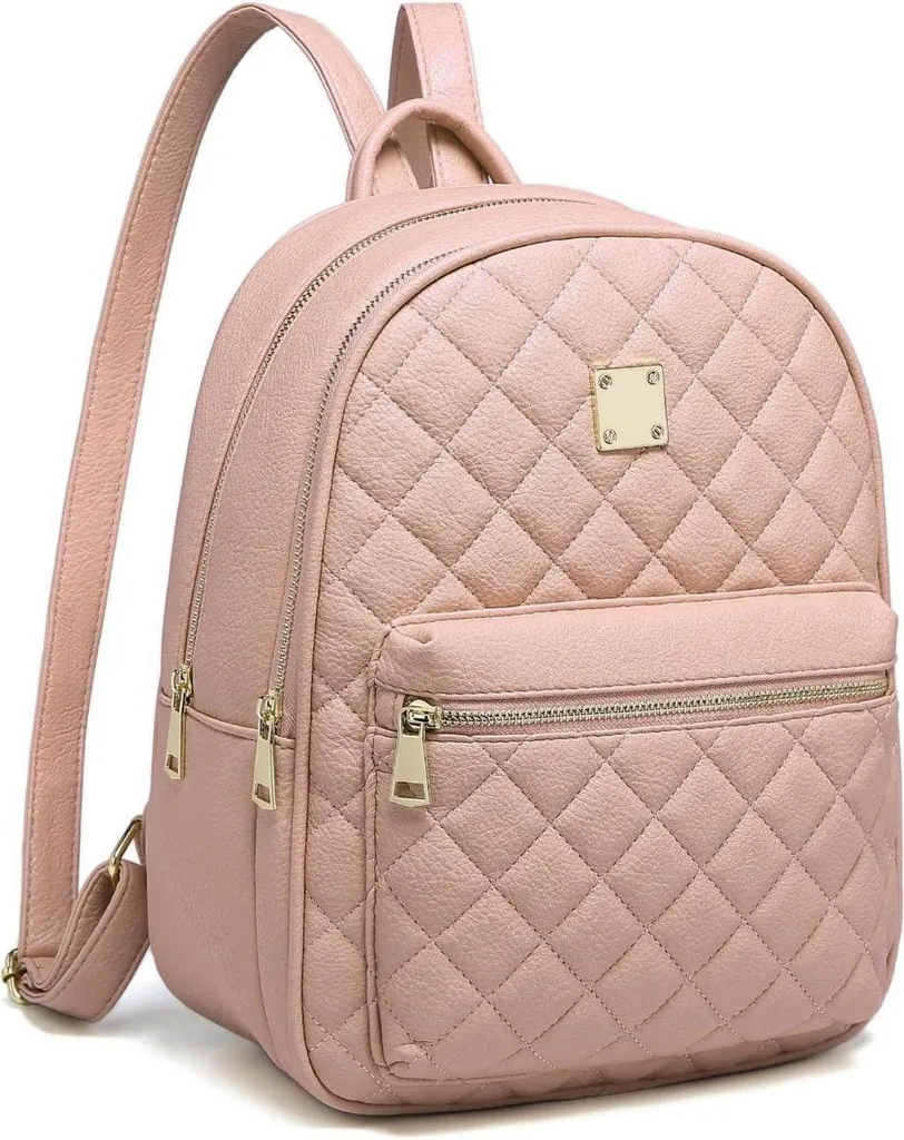 Sac à Dos Femme Cuir PU Beige Anti-Rayures : Allier Style et Gain de Place