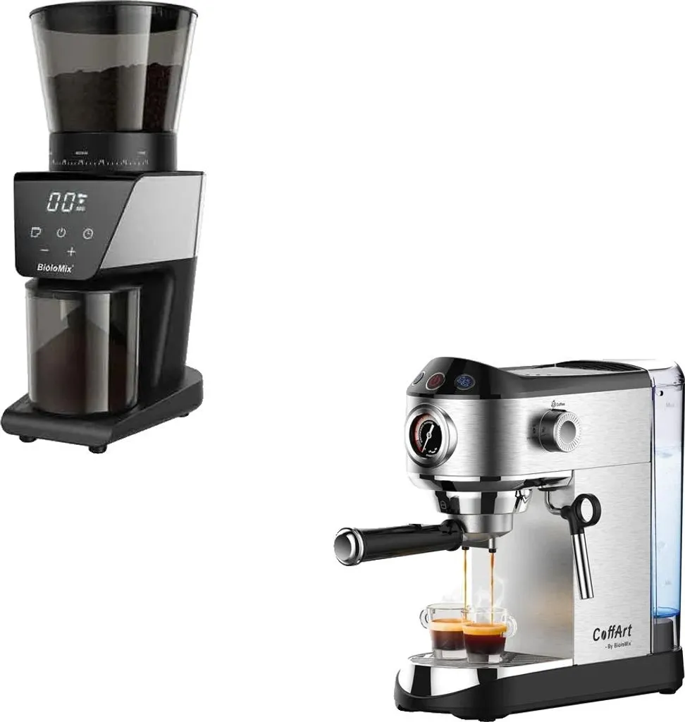 Cafetière expresso 20 bars et buse vapeur pour cappuccino maison