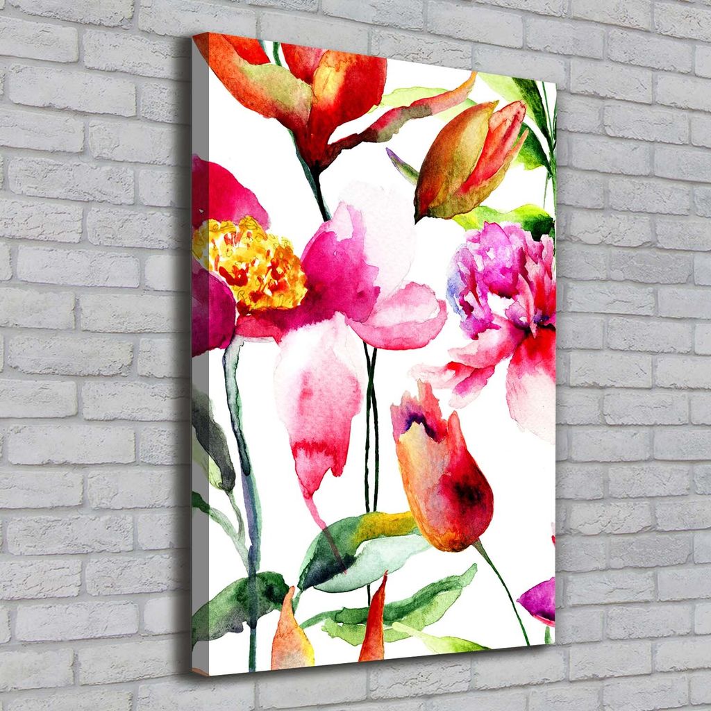 Tulup Leinwandbild - 70x100cm - Wandkunst - Drucke auf Leinwand - Leinwanddruck - Wohnzimmer Wanddekoration XXL - Wohnung Deko Kunstdrucke - Blum...