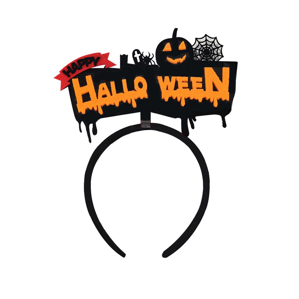 Halloween Stirnband Ultra-leichte freundlich zu Haut kreatives Ornament Mehrere Stile Allergie dekoratives Filztuch-U