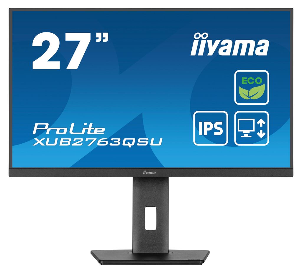 IIYAMA 68.6cm (27") XUB2763QSU-B1 16:9 HDMI+DP+USB IPS Lift Zdjęcie produktu 