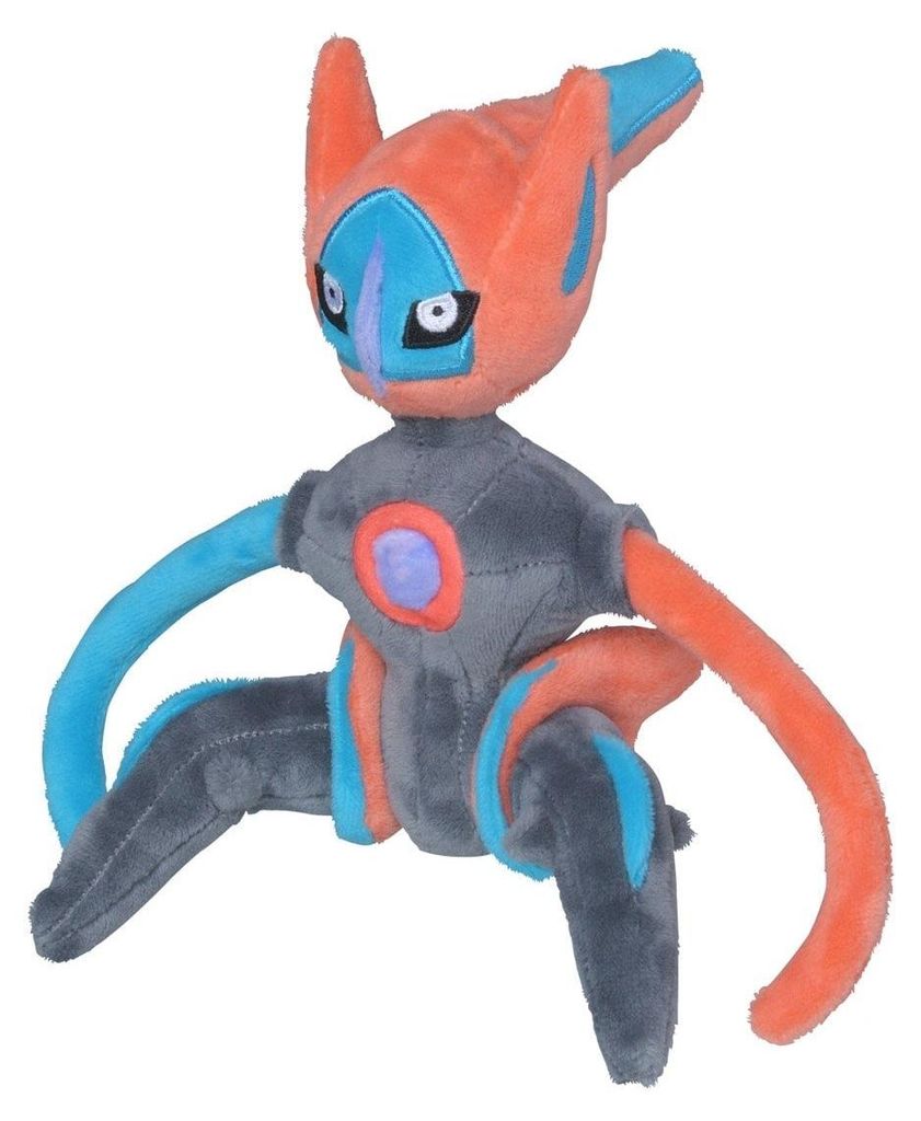 Pokemon Deoxys (Initiativeform) Kuscheltier - 18 cm Plüschtier Deoxys