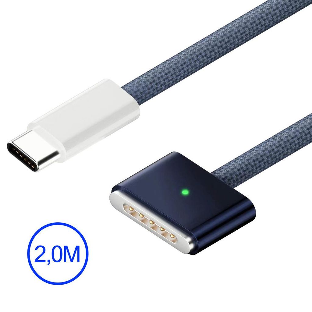 140W USB C zu Magnetic Safe 3 Kabel für Macbook Air M2 M3 Produktbild 
