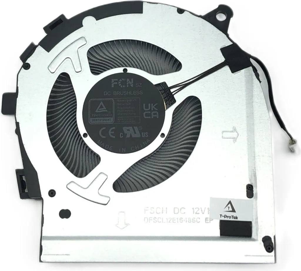Ricambio Ventola GPU Lenovo DFSCL12E06486C - DC 12V 1.0A 4-Pin