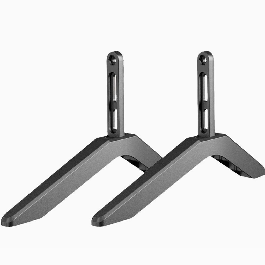 TV Sockelfüße, Universal TV Standfüße für 32 bis 65 Zoll Fernseher, 45kg, Geeignet für 20-55mm