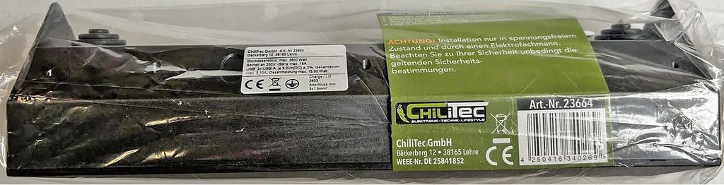 Steckdosenblock 4-Fach mit 2x USB-A, Anthrazit Produktbild 