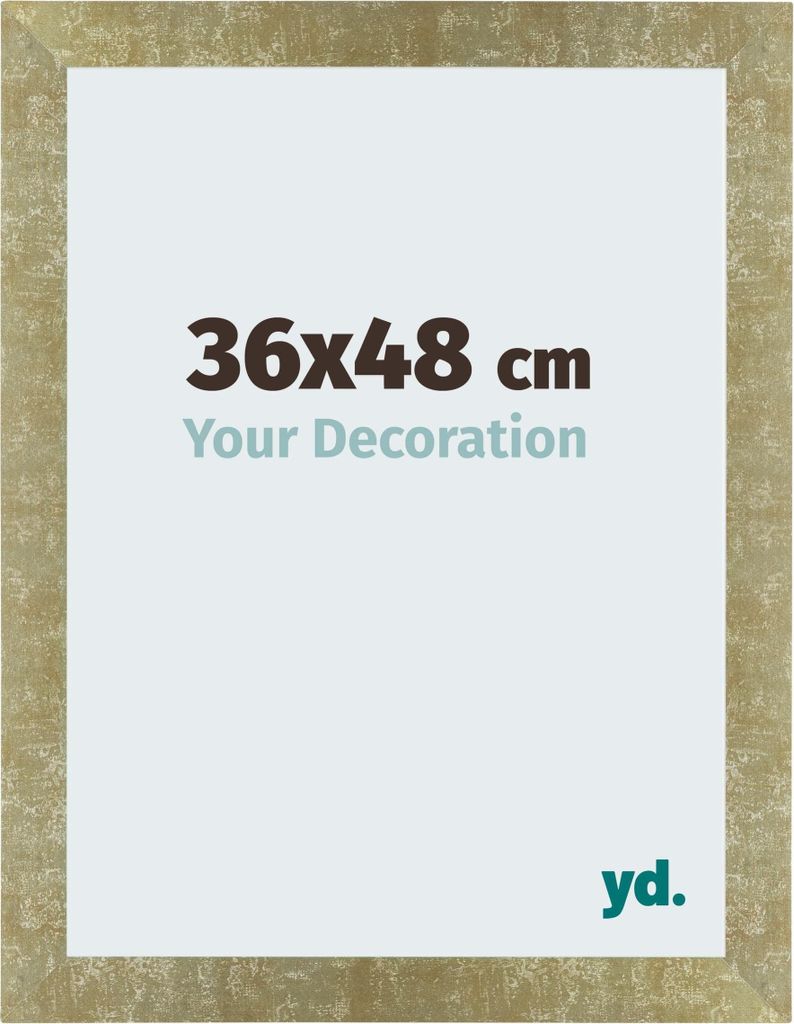 Puzzlerahmen 36x48 cm - Gold Antik - MDF - Mura