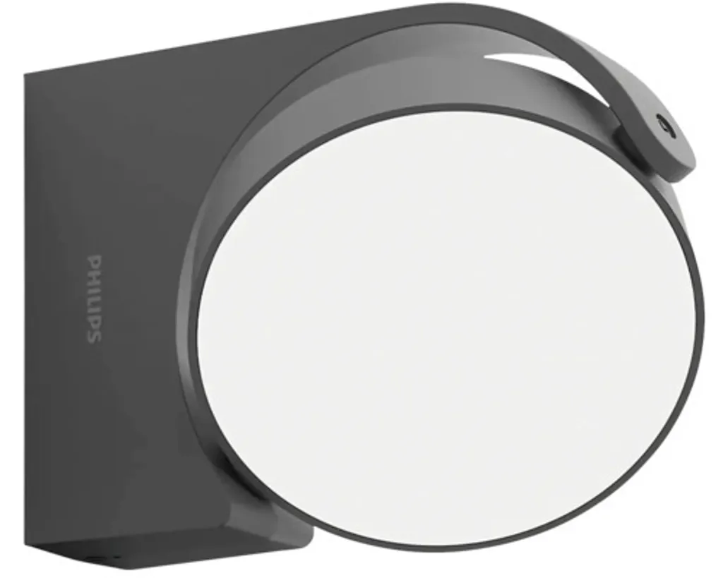 Éclairage de terrasse LED Philips Mimosa Anthracite IP44 7W pour Façade Maison - 4