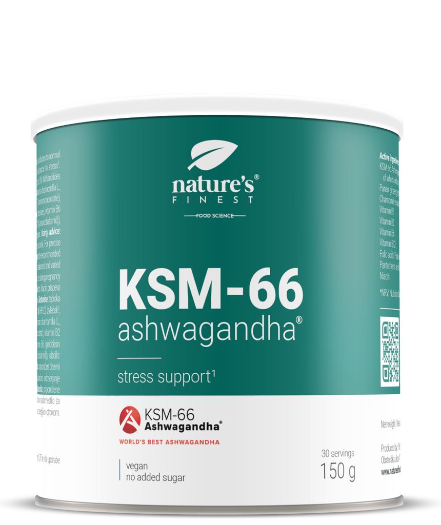 KSM-66 Ashwagandha - Pulver mit KSM- - Ashwagandha Wurzelextrakt mit Withanoliden, Asiatischem Ginseng, Kamillenextrakt - für das Nervensystem - 1...