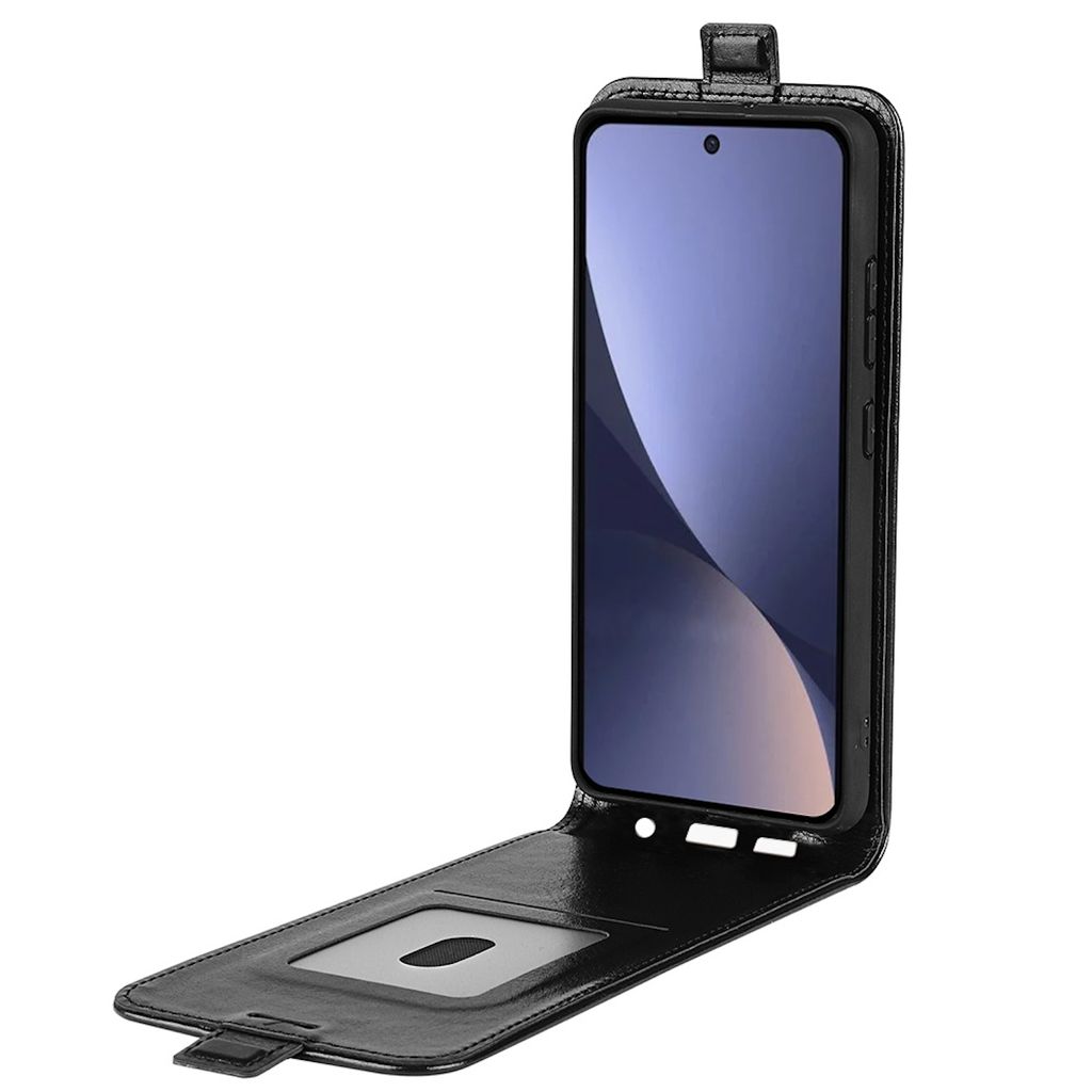 Für Xiaomi 13 Pro Flip Handy Tasche Schwarz Hülle Cover Etuis Case Kappe Schutz