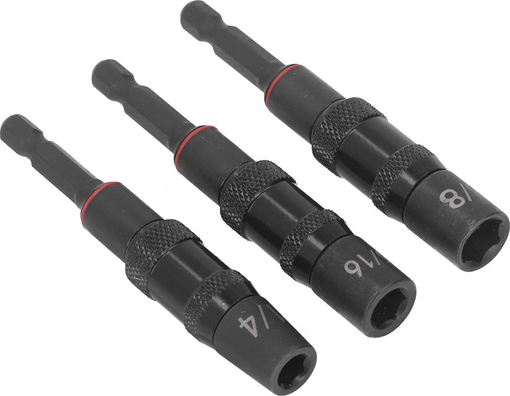 Schlagschrauber-Steckschlüssel-Adapterset 1/4 Zoll, starker magnetischer Schlagschrauber-Klapp-Steckschlüsselhalter