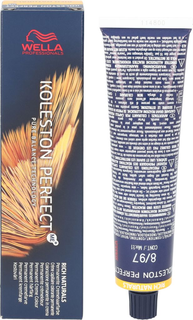 Wella Koleston Perfect Me+ Rich Naturals, Blond, 8/97, Produktbild 