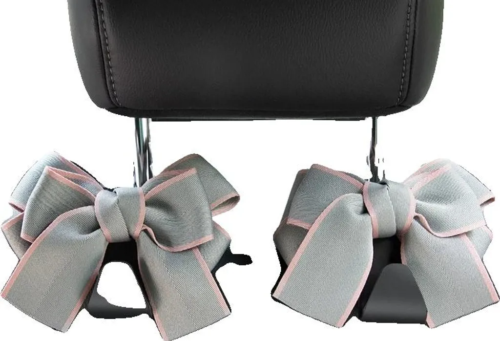 Organizer Auto Sedile Posteriore Universale Rosa Grigio Alta Resistenza