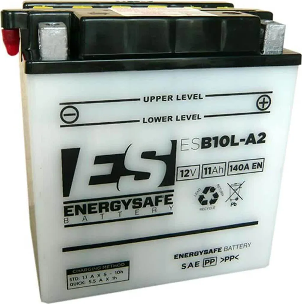 Batterie de démarrage 12V 11Ah Energysafe ESB10L-A2 pour scooters