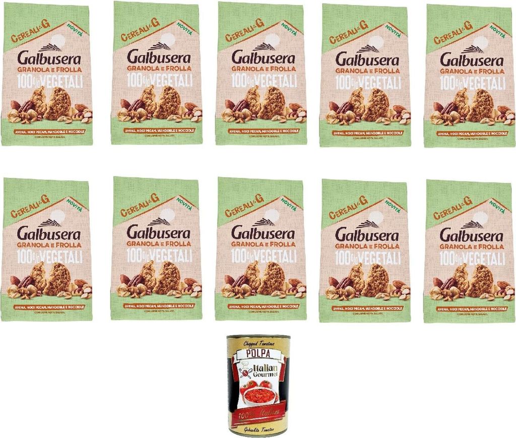 Galbusera Cereali G Granola e Frolla 100% Vegetali Avena, Produktbild 