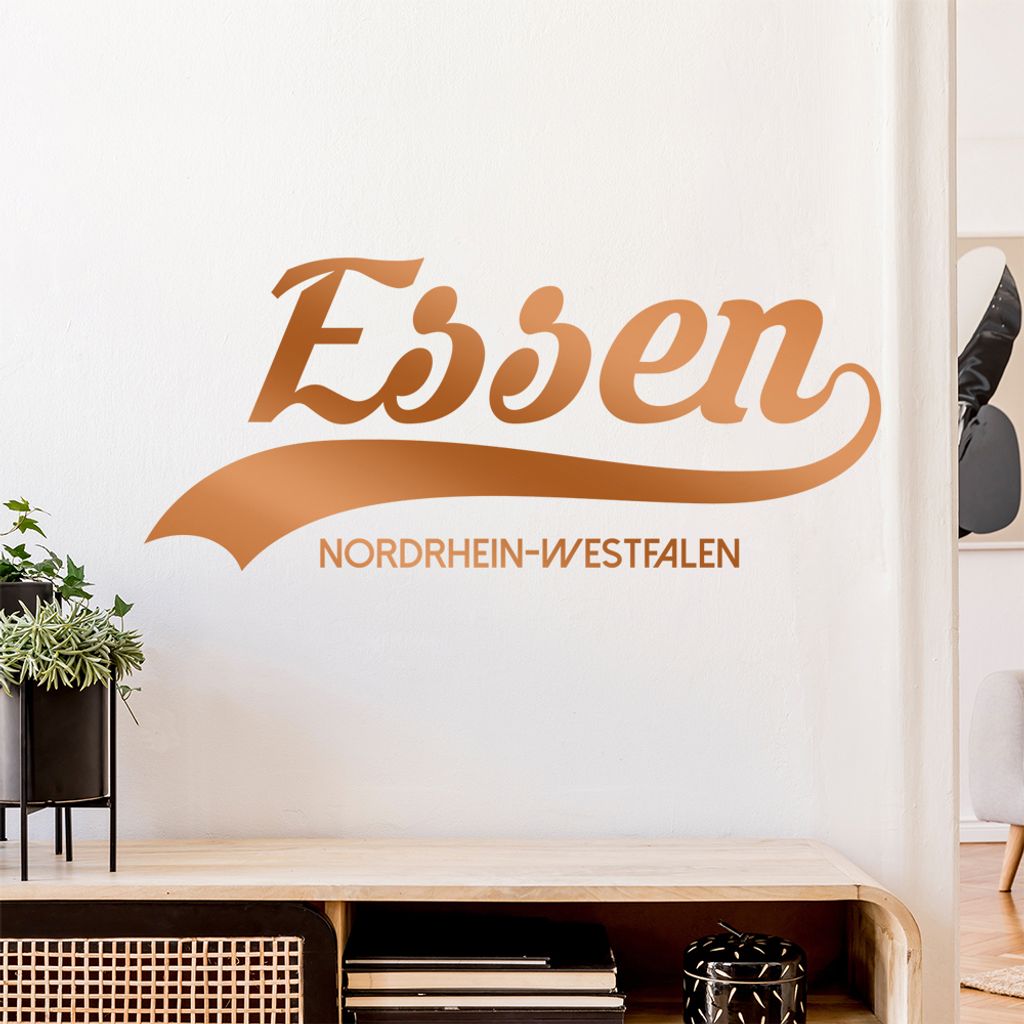 Essen Nordrhein-Westfalen Wandtattoo Wandaufkleber Wall Sticker - Dekoration, Küche, Wohnzimmer, Schlafzimmer, Badezimmer