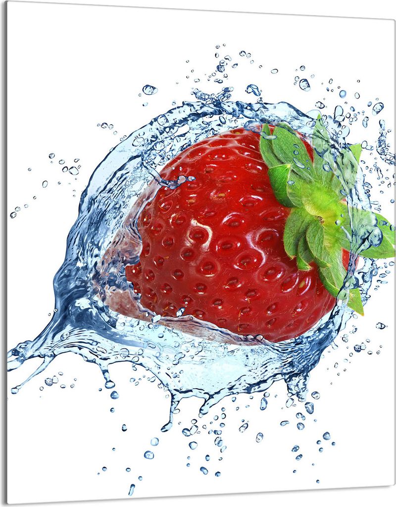 Glasschneidebrett 40x52 Erdbeere