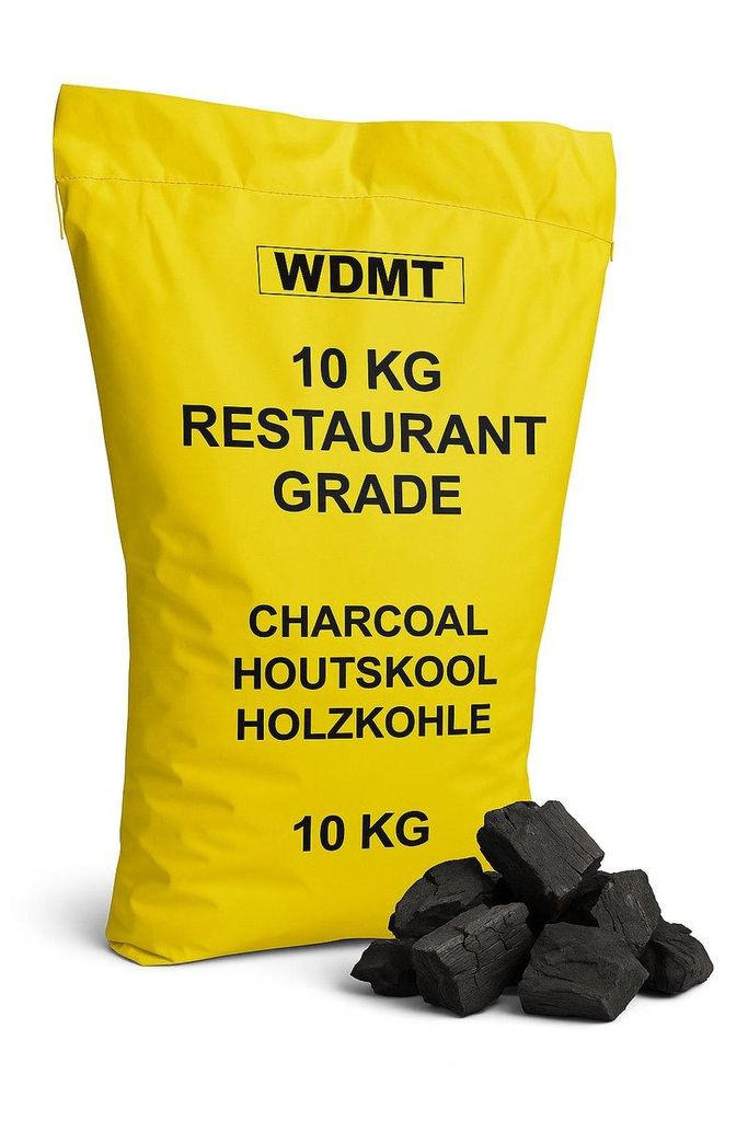Premium Holzkohle in Restaurantqualität 10 kg – 100 % natürliche Holzkohle für BBQ, Kamado, Smoker & Grill – lange Brenndauer & hohe Hitze