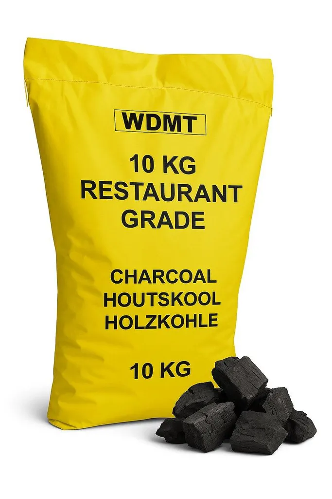 Charbon de bois naturel 10 kg gros morceaux pour Smoker et Grillades