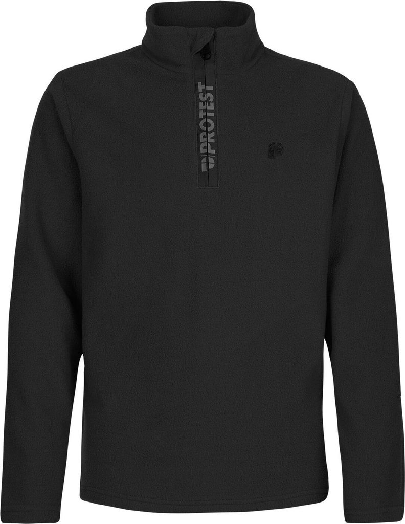 PROTEST Reperfecty JR 1/4 zip active top TRUE BLACK TRUE BLACK 176