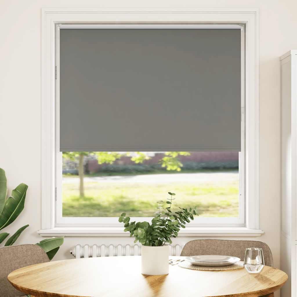 vidaXL Verdunkelungsrollo Grau 95x175 cm Stoffbreite 90,7 Produktbild 