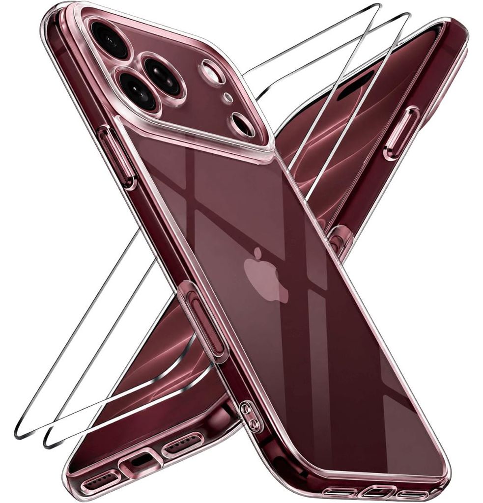 Hülle + 2x Schutzglas für Apple iPhone 18 Pro Max Produktbild 