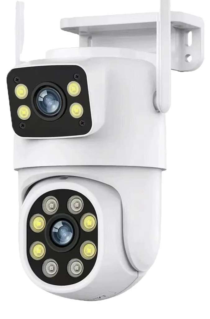 Caméra connectée 10 Mpx, suivi automatique IA et stockage 128 Go