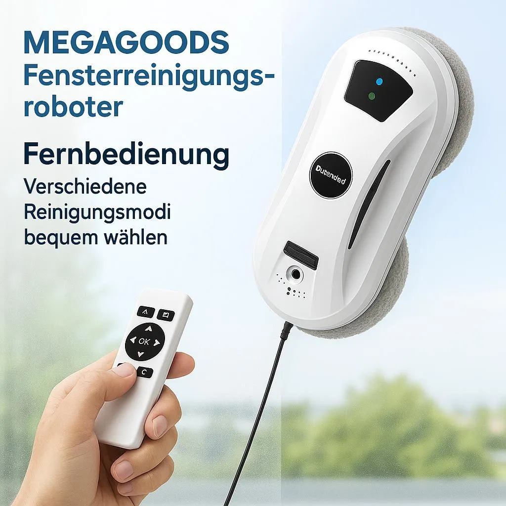 Robot aspirateur laveur de vitres avec télécommande - Modèle intelligent - 3