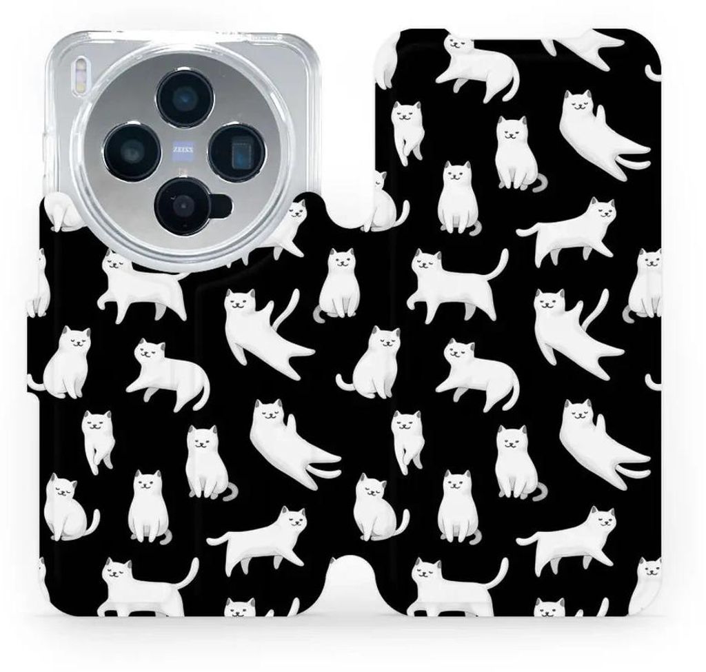 Handyhülle mit klappe für Vivo X300, Mobiwear Book, Luna-Kätzchen