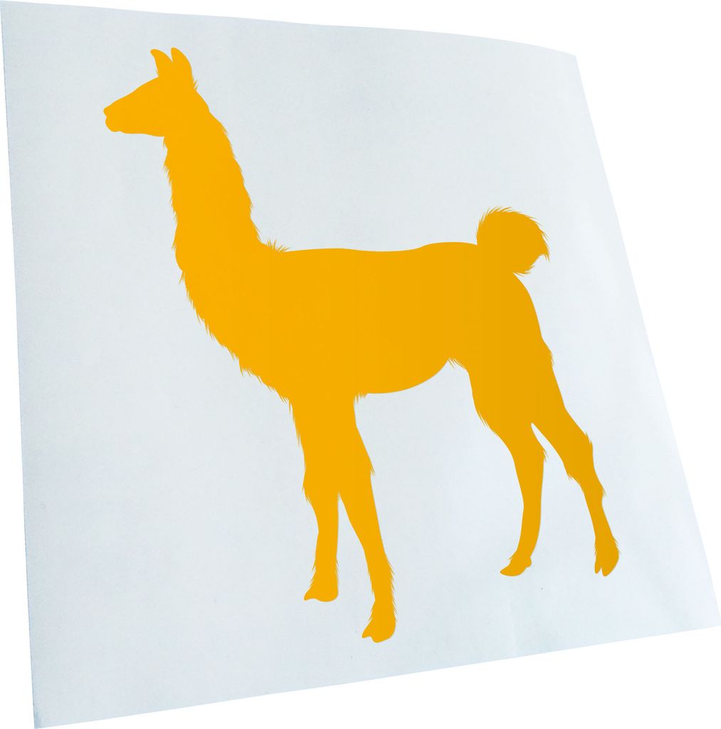 hauptsachebeklebt Kiwistar - Autoaufkleber - Lama Alpaca Kamel Heckscheibe - Aufkleber für Auto Kfz Fahrrad, LKW, Truck Mofa