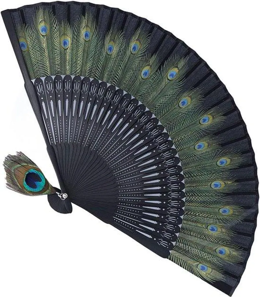 Ventilateur portable en bambou anti-fatigue pour danseuse pro 33cm