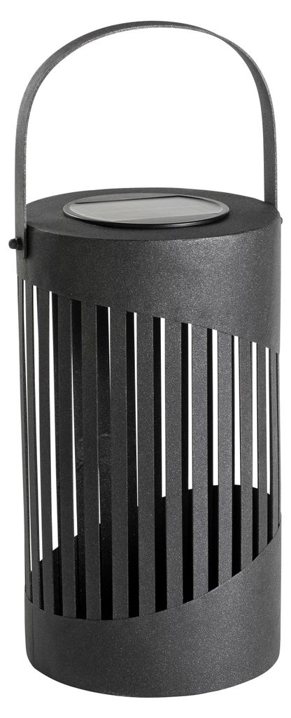 Dehner Solar-Laterne Mina Ø15 x H37 cm – LED Gartenlaterne Produktbild 